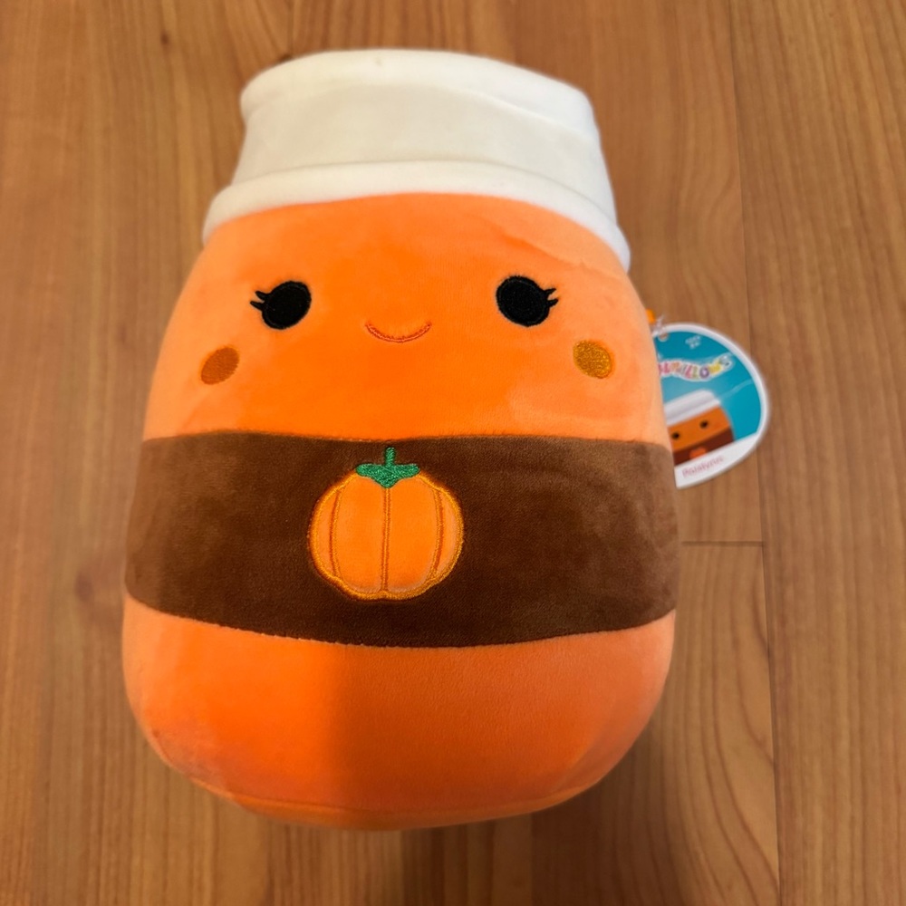 Paislynn the pumpkin spice latte squishmallow plush